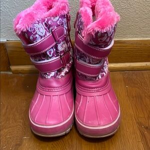 Pink Kids Boots with 3M Thinsulate